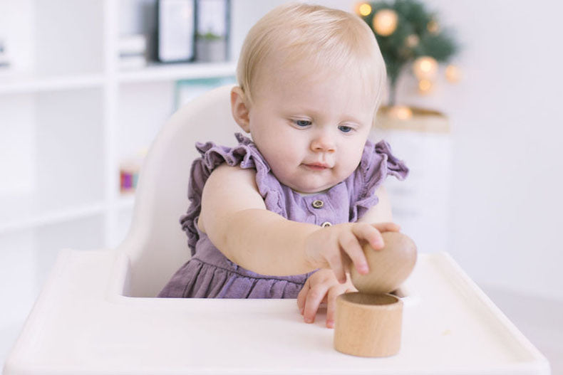 How to Help Your Baby Develop Focus with the Montessori Egg & Cup