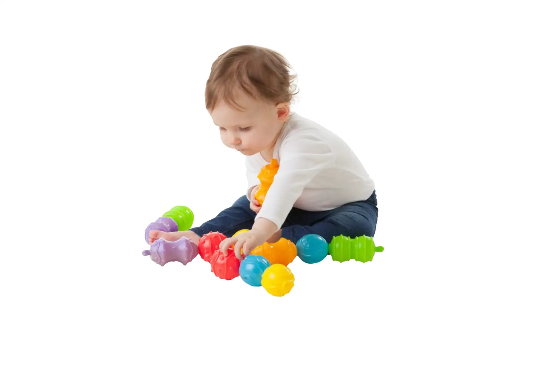 Baby play time with Playgro Click Bitz