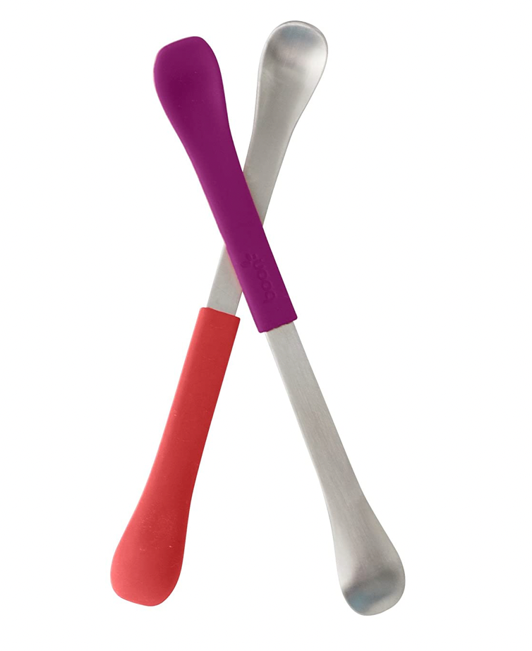 Silicone Tip Boon Swap Spoon white background