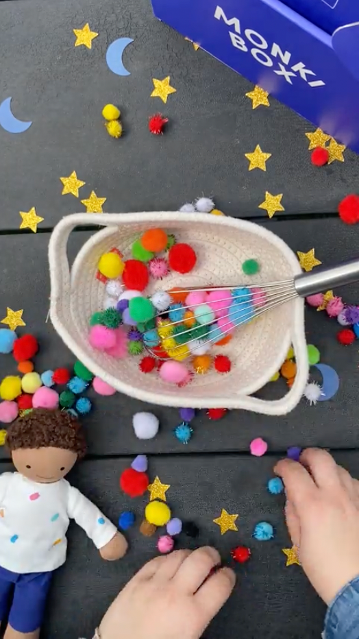 Pompoms Whisk Rescue Activity