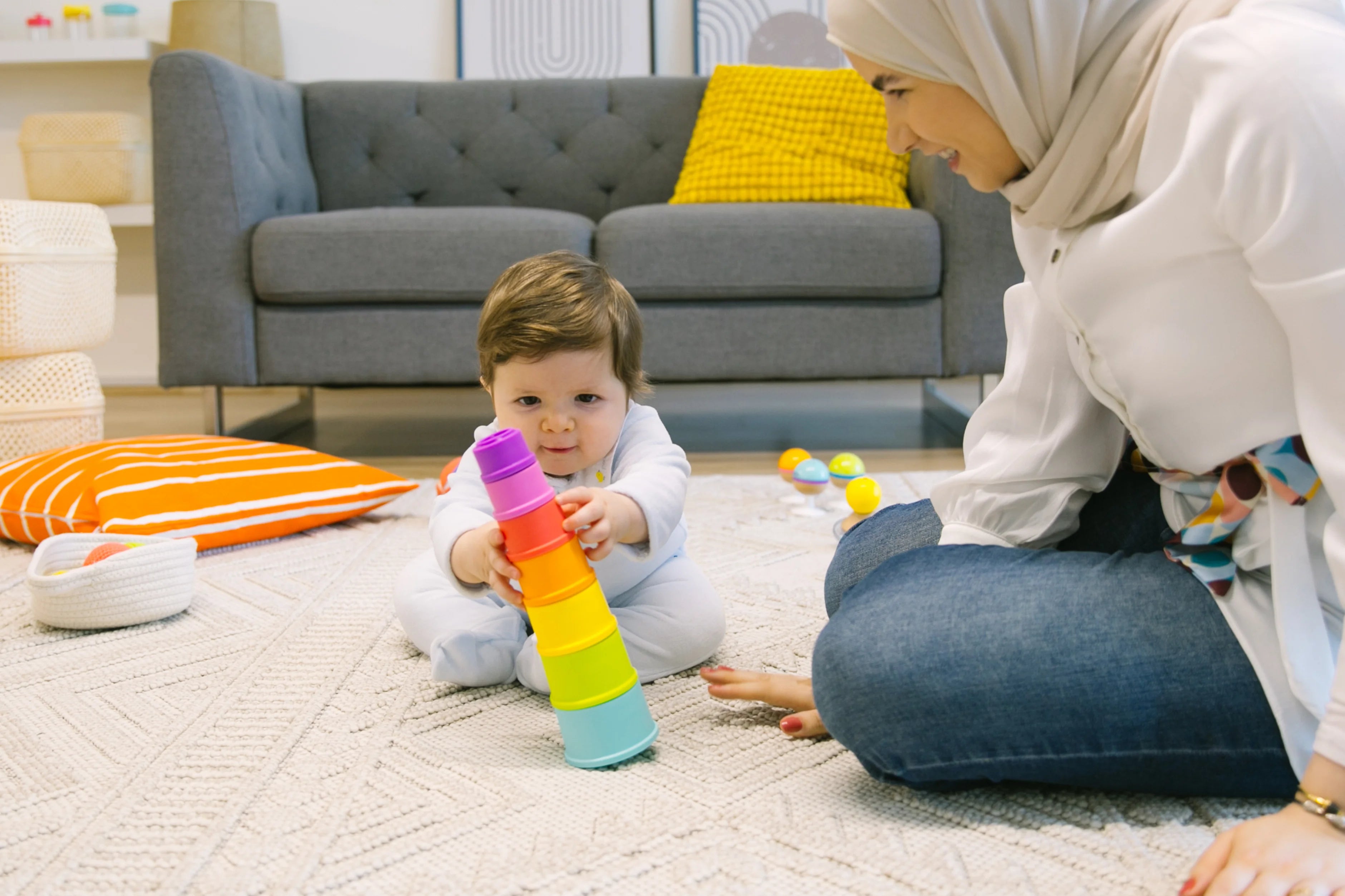 Week 33: Why your baby loves knocking down cups