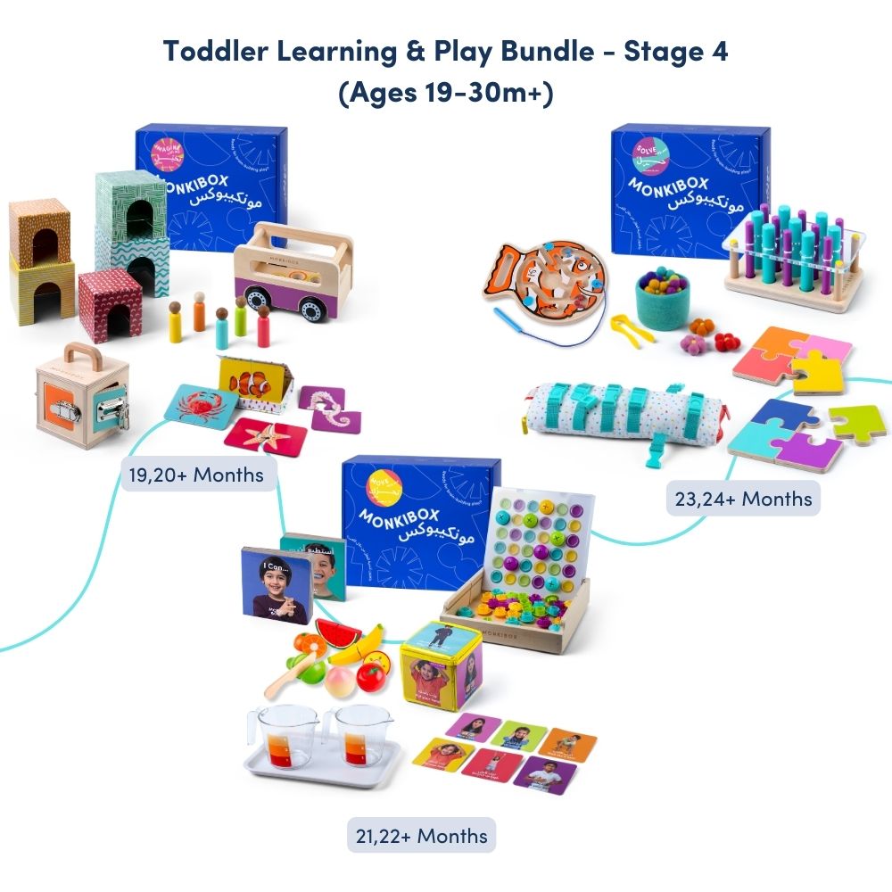 Toddler Learning & Play Bundle - Stage 4 (Ages 19-30m+)