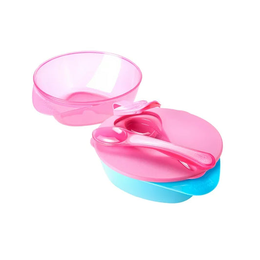 Tommee Tippee - 2 Feeding Bowls (With Spoon & Lid)