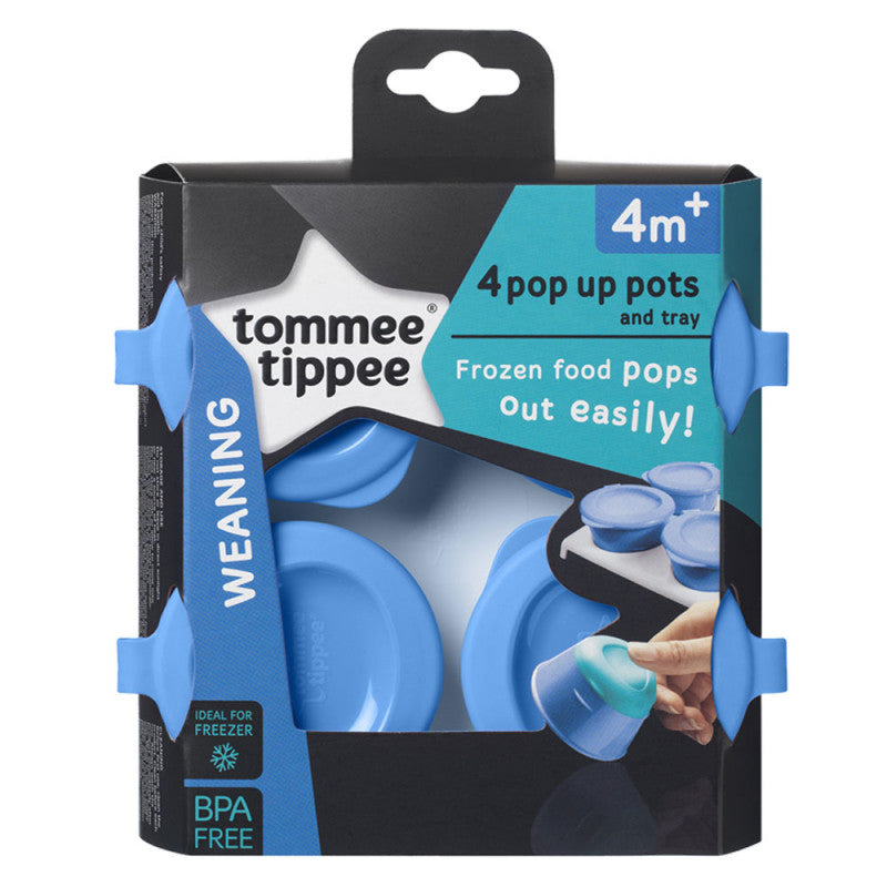 Tommee Tippee - 4 Pop Up Pots
