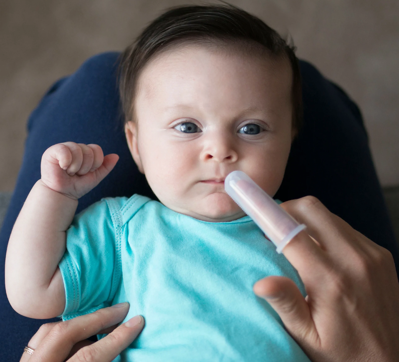 Finger toothbrush best sale for toddlers