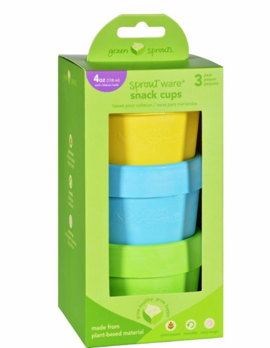 Green Sprouts - 3 Snack Cups